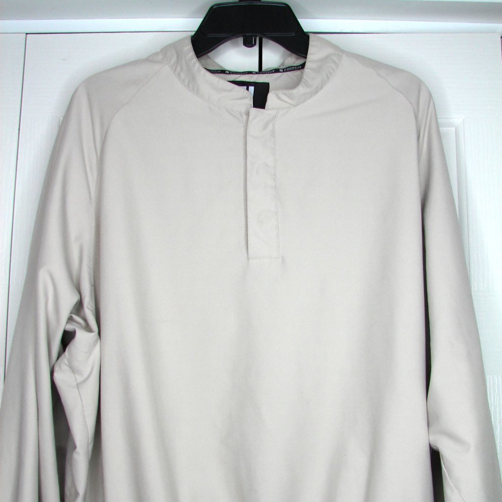men's FootJoy golf jacket size L khaki colo